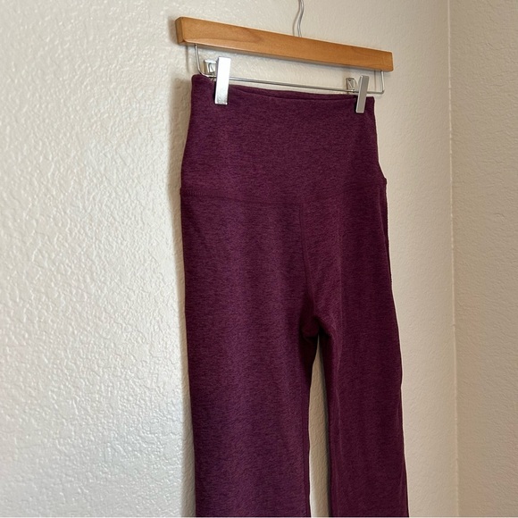 Beyond Yoga x Barre 3 Spacedye High Waisted Practice Pants Boysenberry, Large - Picture 3 of 10